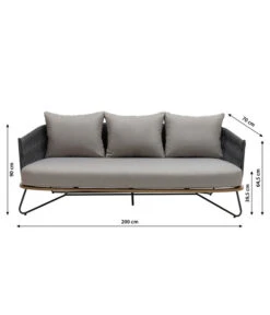 Dehner Gartenlounge Monte Carlo, 4-teilig -Gardena Store 6895346 WE BG 001 LoungeMonteCarlo