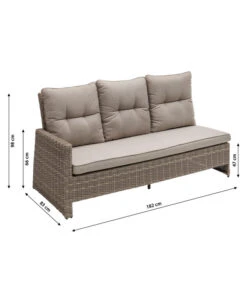 Dehner Geflechtlounge Bologna, 5-teilig -Gardena Store 6903447 WE BG 001 LoungeBologna korrektur