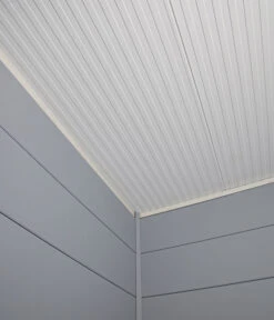 Wolff Finnhaus Metallgerätehaus Eleganto 2424, Inkl. Seitendach Links, Ca. B426/H227/T259 Cm -Gardena Store 6927479 WE DE 006 FinnhausMetallgeraetehaus