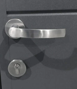 Wolff Finnhaus Metallgerätehaus Eleganto 2424, Inkl. Seitendach Links, Ca. B426/H227/T259 Cm -Gardena Store 6927479 WE DE 008 FinnhausMetallgeraetehaus