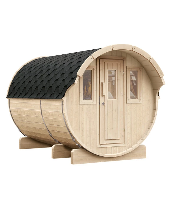 Wolff Finnhaus Saunafass Basic 330 Montiert, Ca. B205/H210/T330 Cm 1 Wolff Finnhaus Saunafass Basic 330 Montiert, Ca. B205/H210/T330 Cm