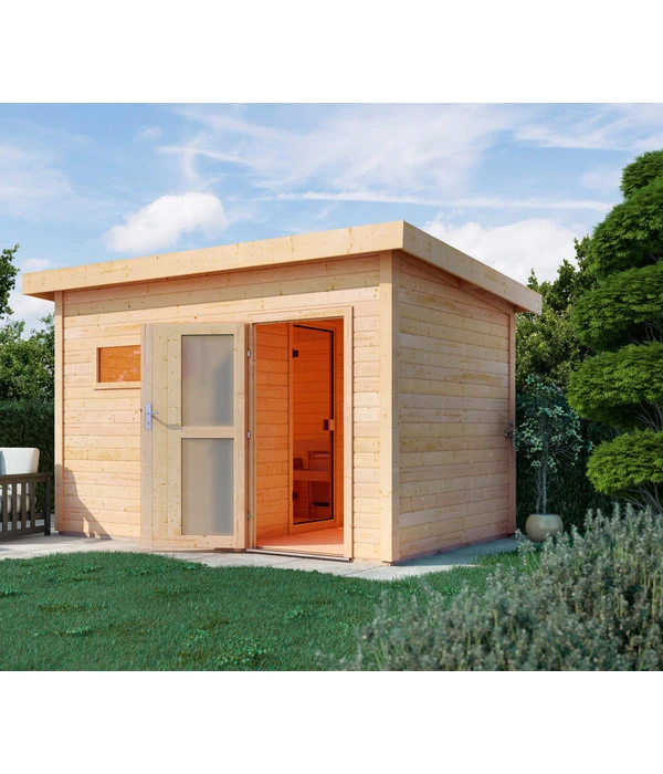 Wolff Finnhaus Saunahaus Basic Melina 40 2 Wolff Finnhaus Saunahaus Basic Melina 40 – Bild 2