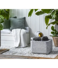 Dehner Granit-Gartenbrunnen Bambu, Ca. H47 Cm -Gardena Store 6938385 WE MO 001 BrunnenBambu