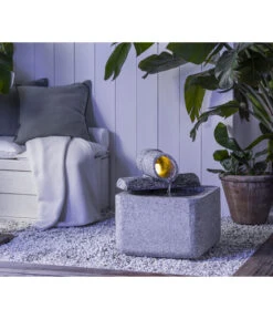 Dehner Granit-Gartenbrunnen Bambu, Ca. H47 Cm -Gardena Store 6938385 WE MO 002 BrunnenBambu