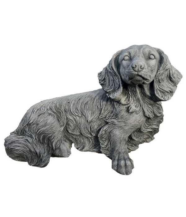 Stein-Dackel, Ca. H24 Cm 1 Stein-Dackel, Ca. H24 Cm