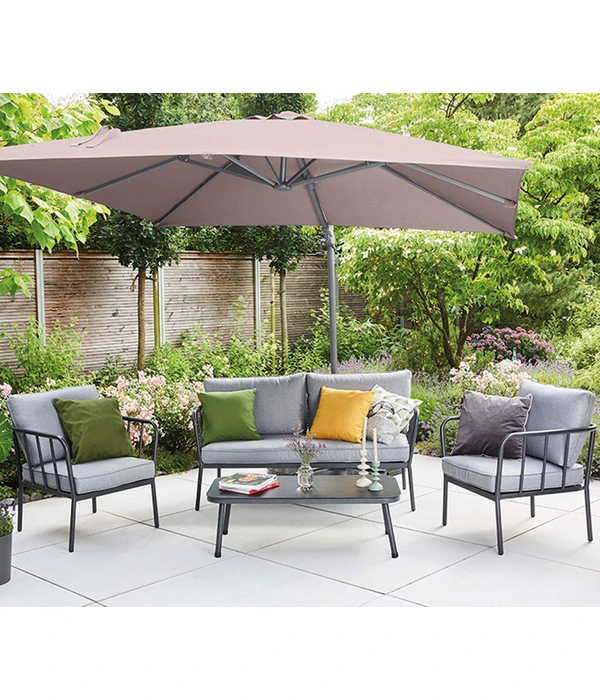 Siena Garden Ampelschirm California N+, Quadratisch, Ca. B250/T250 Cm 9 Siena Garden Ampelschirm California N+, Quadratisch, Ca. B250/T250 Cm – Bild 9