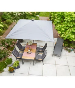 Siena Garden Sonnenschirm Gastro, Quadratisch, Ca. B300/T300 Cm -Gardena Store 6988422 WE MO 001 SienaGardenGastoSchirm300x300anthrazit