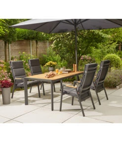 Siena Garden Sonnenschirm Gastro, Quadratisch, Ca. B300/T300 Cm -Gardena Store 6988422 WE MO 002 SienaGardenGastoSchirm300x300anthrazit