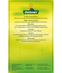 Herbstapfel 'Gravensteiner' 9 Herbstapfel 'Gravensteiner' -Gardena Store 7657398 HerbstapfelGravensteiner Etikett 2