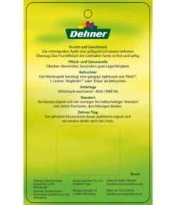 Winterapfel 'Pinova' -Gardena Store 7729361 WinterapfelPinova Etikett 2