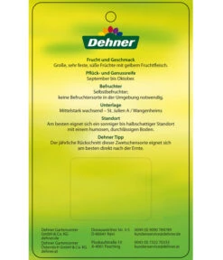 Zwetschge 'Presenta' -Gardena Store 7729460 ZwetschePresenta Etikett 2