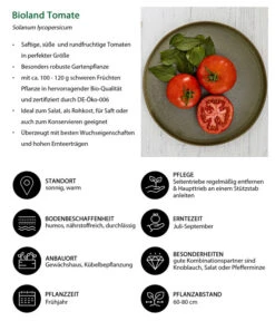 Bioland Tomate, Rundfruchtig -Gardena Store 8842619 WE IG 001 BiolandTomate